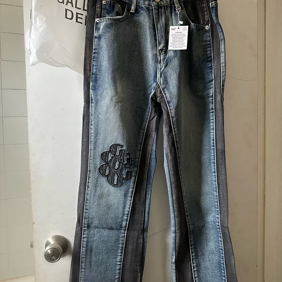 Gallery Dept Distressed Denim with Black Accents - Picture 2 of 6